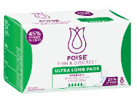 Coles Poise Thin & Discreet Ultra Long Pads 8 Pack offer