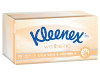 Coles Kleenex 3 Ply Facial Tissues Wellbeing 85 Pack or 95 Pack offer