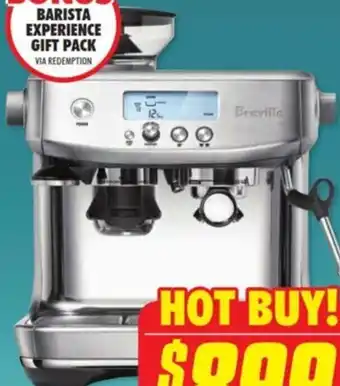 The Good Guys Breville The Barista Pro Espresso Machine offer