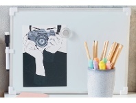 Coles Magnetic Whiteboard with Marker 35cm x 25cm