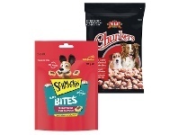 Foodworks VIP Chunkers 1kg or Schmackos Tasty Bites 140/155g offer