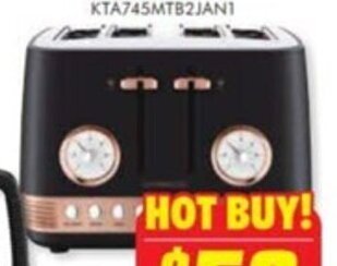 The Good Guys Kambrook Baroque 4 slice toaster offer
