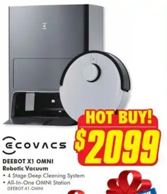 Ecovacs Deebot X1 Omni Robotic Vacuum