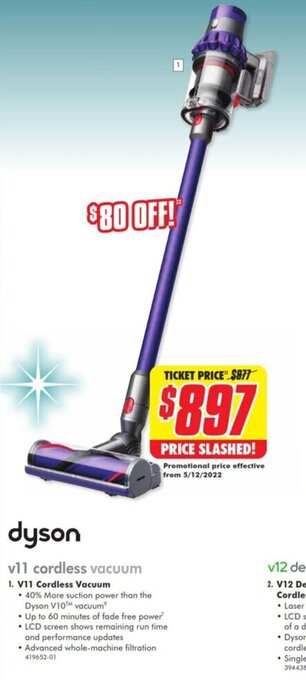 The Good Guys dyson v11 Cordless vacuum offer