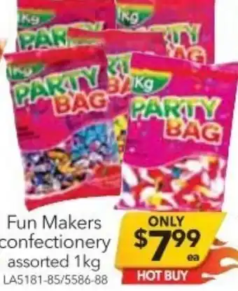 Cheap as Chips Fun Makers Confectionery 1kg offer