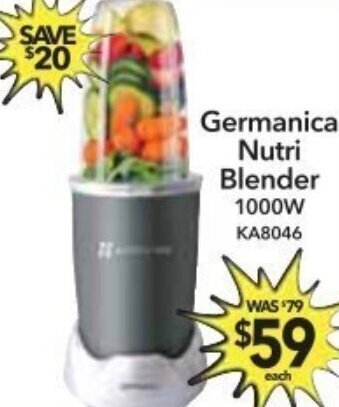 Cheap as Chips Germanica Nutri Blender 1000W offer