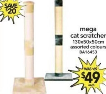 Cheap as Chips Mega Cat Scratcher 130x50x50cm offer