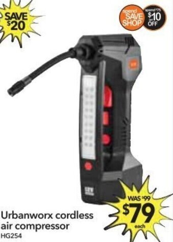 Urbanworx Cordless Air Compressor