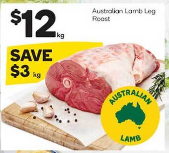 Woolworths Australian lamb leg roast offer