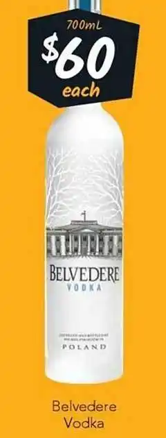 Belvedere vodka