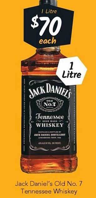 Cellarbrations Jack daniel's old no. 7 tennessee whiskey offer