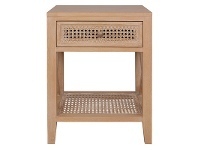 LivingStyles Palm Bayur Wood Bedside Table offer
