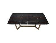 LivingStyles Lyria Marble Top Coffee Table, 120cm offer