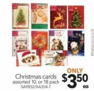 Cheap as Chips Christmas cards offer