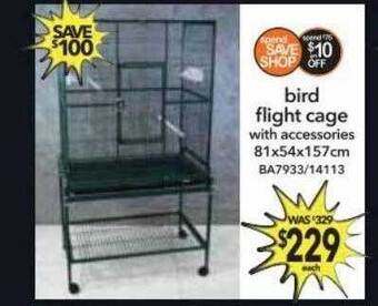 Cheap as Chips Bird flight cage offer