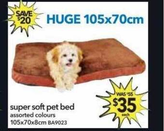 Cheap as Chips Super soft pet bed offer