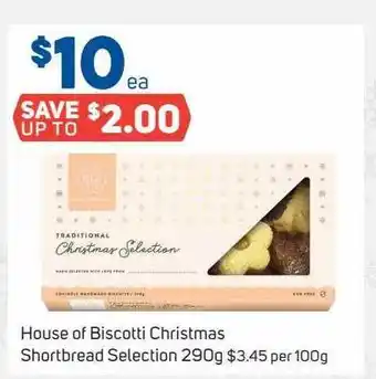House of biscotti christmas shortbread selection