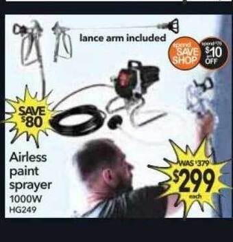 Cheap as Chips Airless paint sprayer offer