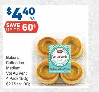 Foodland Bakers collection medium vol au vent offer