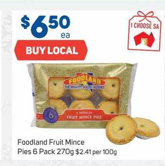 Foodland Foodland fruit mince pies offer