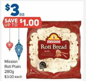 Foodland Mission roti plain offer
