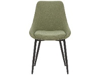 LivingStyles Domo Commercial Grade Fabric Dining Chair, Green offer