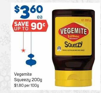 Foodland Vegemite squeezy offer