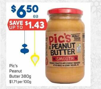 Foodland Pic's peanut butter offer