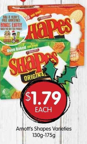 Spudshed Arnott's shapes offer