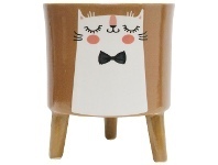 LivingStyles Meow Ceramic Planter, Large offer