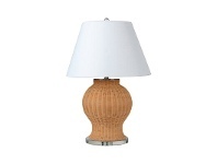 LivingStyles Westhampton Rattan Table Lamp offer