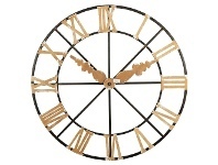 LivingStyles FakeClock Metal Round Wall Decor, 118cm offer