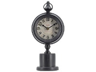 LivingStyles Filibert Metal Pedestal Desk Clock offer