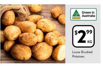 Foodworks Loose brushed potatoes offer