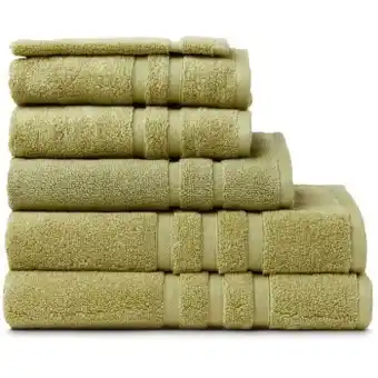 Heritage 6pc cotton bamboo towel pack