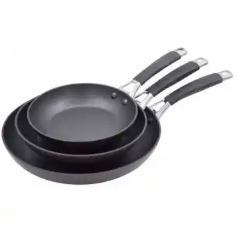 Myer The cooks collective triple frypan pack 20, 24 and 30cm offer