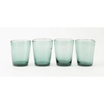 Myer Australian house & garden stellar short tumbler 260ml in sea glass set of 4 offer