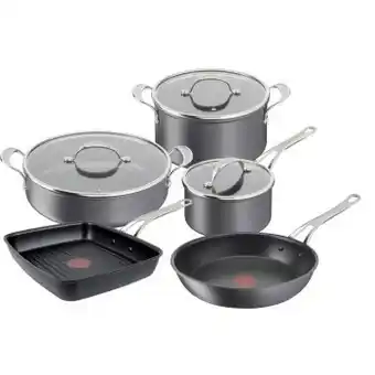 Myer Jamie oliver by tefal 5pc cookware set with grill pan offer