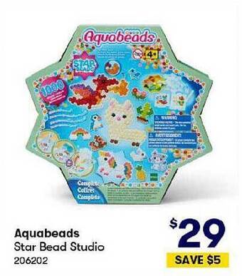 BIG W Aquabeads star bead studio offer