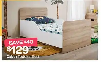 Fantastic Furniture Cabin toddler bed offer