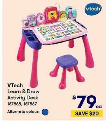 BIG W Vtech learn & draw activity desk offer