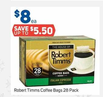 Robert timms coffee bags