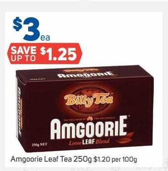 Foodland Amgoorie leaf tea offer