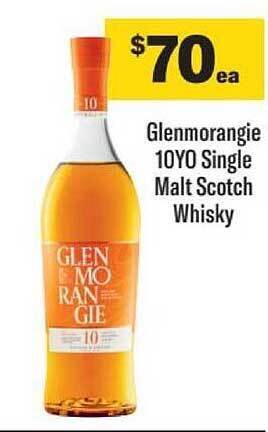 Liquorland Glenmorangie 10yo single malt scotch whisky offer