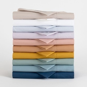 Pillow Talk 300 thread count cotton sheet set by habitat offer