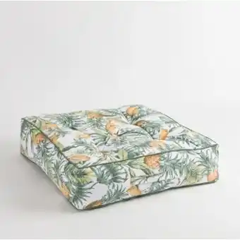 Sundays pina colada outdoor floor cushion by pillow talk
