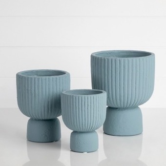 Pillow Talk Circa denim planter by habitat offer