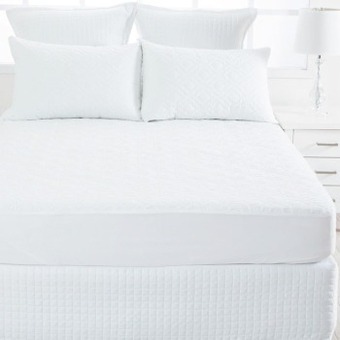 Pillow Talk Quilted waterproof mattress protector by safety assured offer