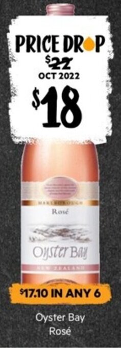 First Choice Liquor Oyster Bay Rose offer