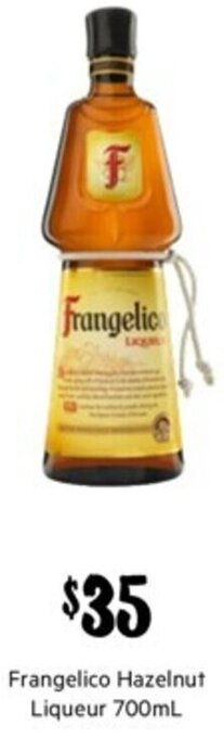 Frangelico Hazelnut Liqueur 700ml
